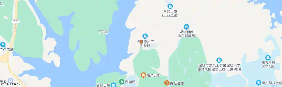 深圳麒麟山庄接待处_公交站地图_深圳公交_妙搜公交查询2025