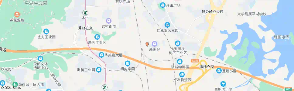 深圳铁路拘留所_公交站地图_深圳公交_妙搜公交查询2025