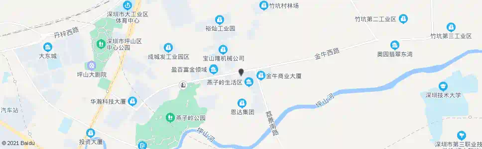 深圳燕子岭路口_公交站地图_深圳公交_妙搜公交查询2025