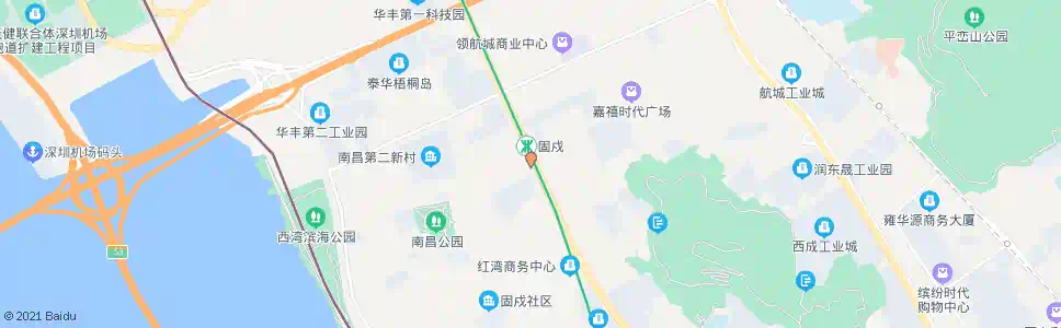 深圳固戍地铁公交接驳站_公交站地图_深圳公交_妙搜公交查询2025