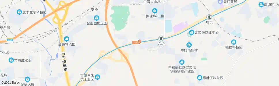 深圳料坑居民小组_公交站地图_深圳公交_妙搜公交查询2025