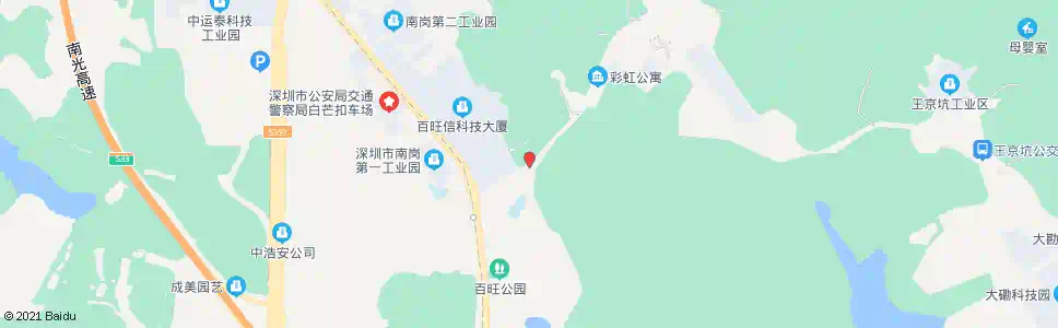 深圳白芒小学_公交站地图_深圳公交_妙搜公交查询2025