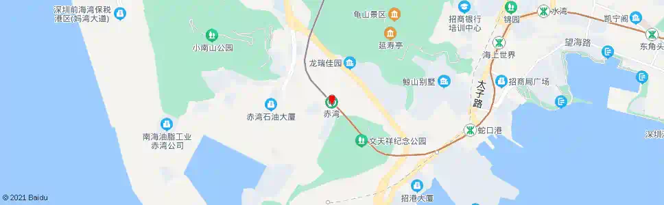 深圳赤湾地铁站总站_公交站地图_深圳公交_妙搜公交查询2025