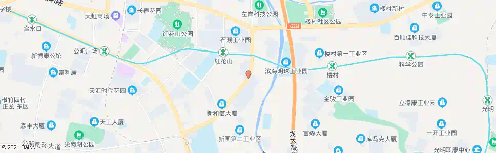深圳南庄新村_公交站地图_深圳公交_妙搜公交查询2025