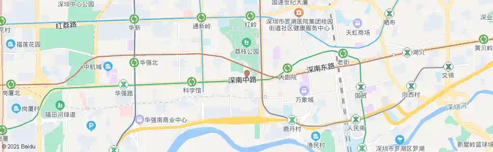 深圳新闻大厦_公交站地图_深圳公交_妙搜公交查询2025