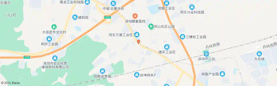深圳同乐社区_公交站地图_深圳公交_妙搜公交查询2025