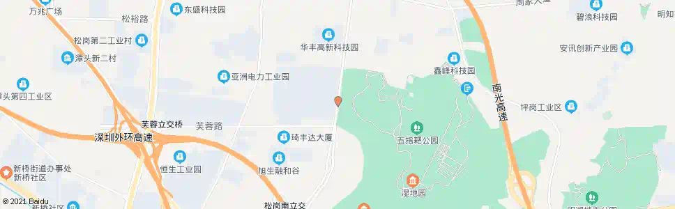深圳大田洋公交场站_公交站地图_深圳公交_妙搜公交查询2025