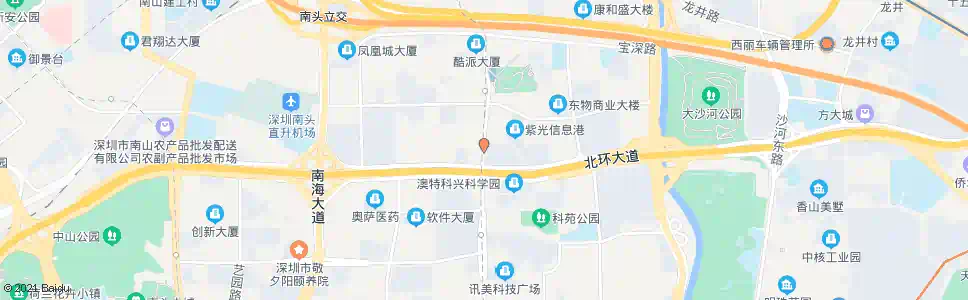 深圳科苑北环立交2_公交站地图_深圳公交_妙搜公交查询2025
