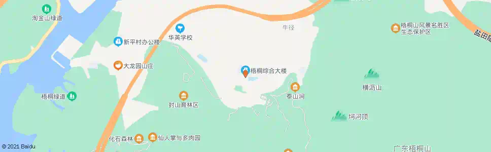 深圳梧桐山市场_公交站地图_深圳公交_妙搜公交查询2025
