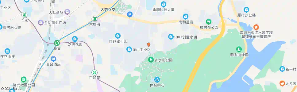 深圳大世纪水山缘_公交站地图_深圳公交_妙搜公交查询2025