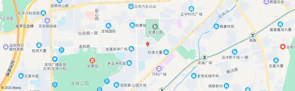 深圳紫薇花园_公交站地图_深圳公交_妙搜公交查询2025