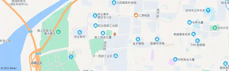 深圳安托山高科技园_公交站地图_深圳公交_妙搜公交查询2025