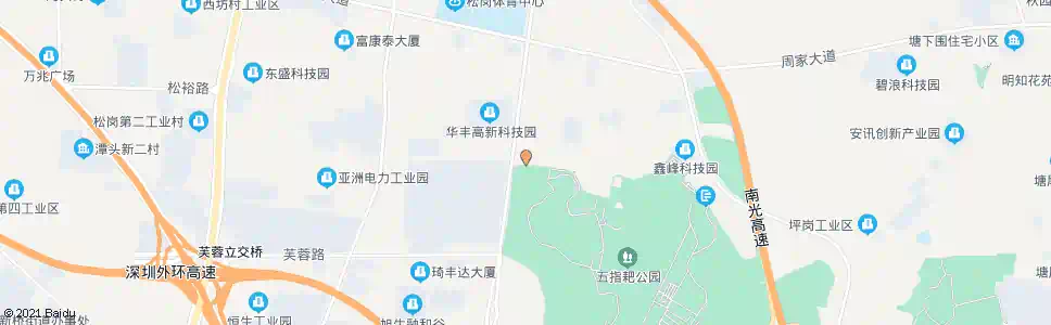 深圳华美工业园总站_公交站地图_深圳公交_妙搜公交查询2025
