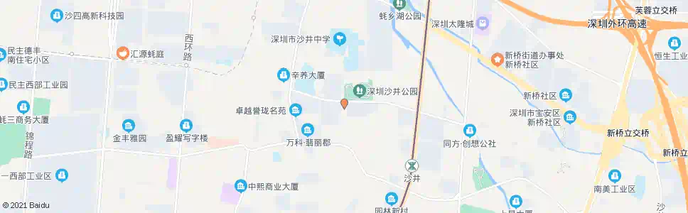 深圳沙井民营党工委_公交站地图_深圳公交_妙搜公交查询2025