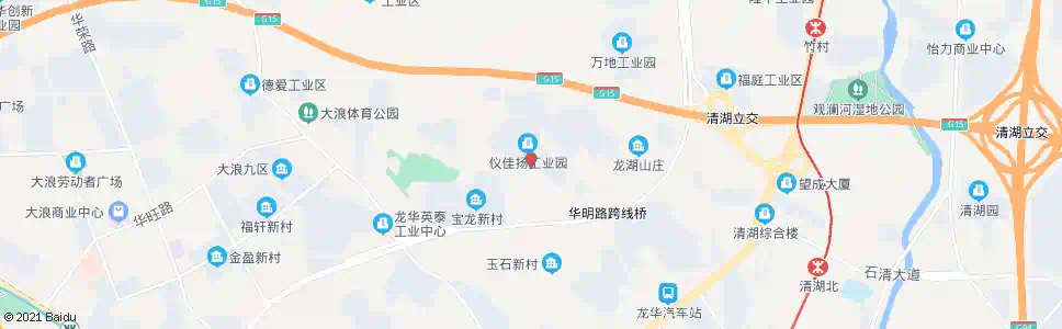 深圳龙华自来水公司_公交站地图_深圳公交_妙搜公交查询2025