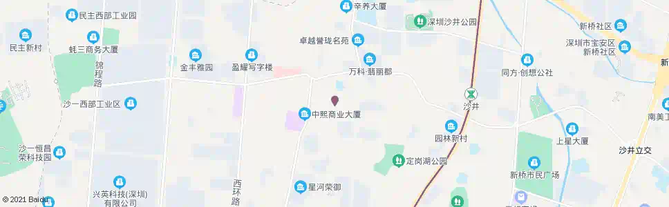 深圳大兴新村_公交站地图_深圳公交_妙搜公交查询2025