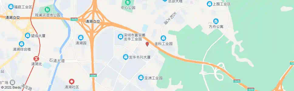 深圳清湖产业园总站_公交站地图_深圳公交_妙搜公交查询2025