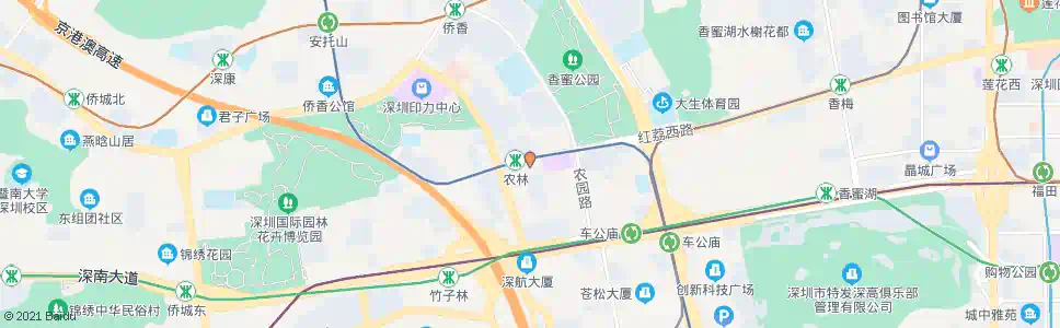 深圳名人俱乐部_公交站地图_深圳公交_妙搜公交查询2025