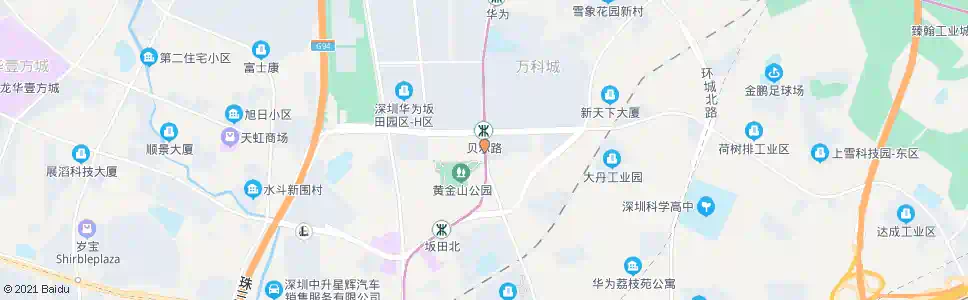 深圳中海日辉台_公交站地图_深圳公交_妙搜公交查询2025