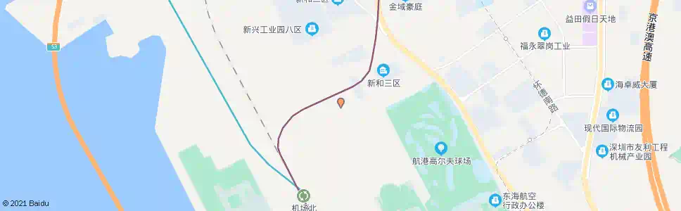 深圳新和_公交站地图_深圳公交_妙搜公交查询2025