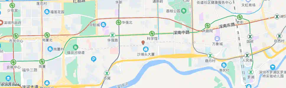 深圳爱华市场_公交站地图_深圳公交_妙搜公交查询2025