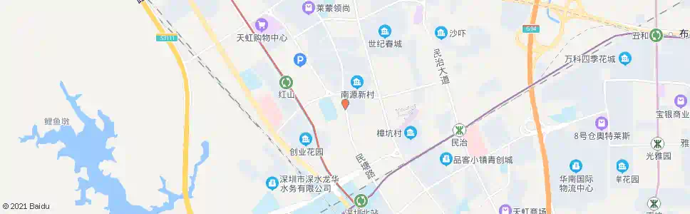 深圳高级中学北校区_公交站地图_深圳公交_妙搜公交查询2025