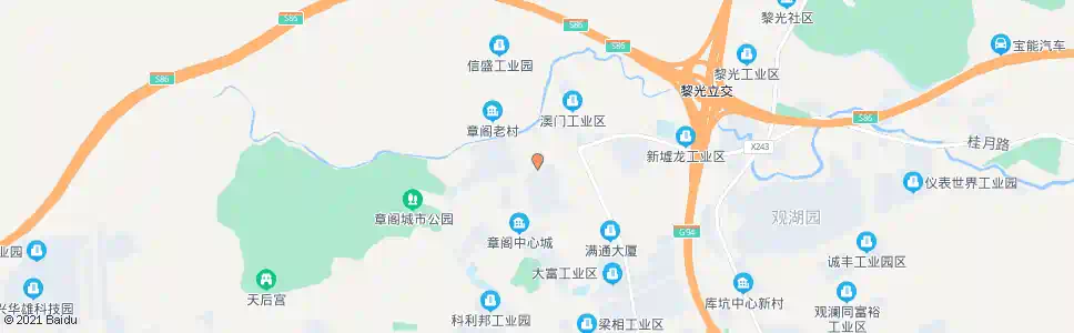 深圳章阁路口_公交站地图_深圳公交_妙搜公交查询2025