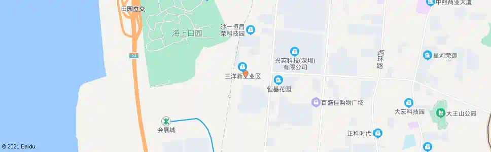 深圳鸿桥工业园_公交站地图_深圳公交_妙搜公交查询2025