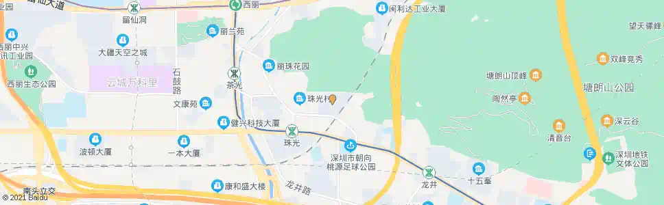 深圳珠光创新科技园_公交站地图_深圳公交_妙搜公交查询2025