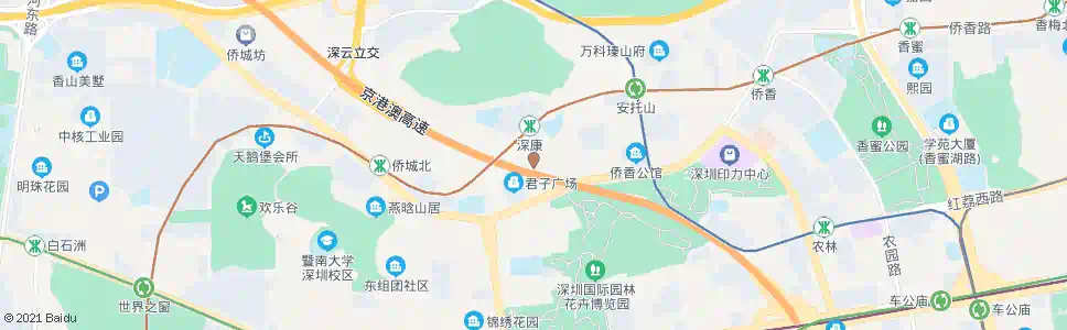 深圳安托山总站_公交站地图_深圳公交_妙搜公交查询2025