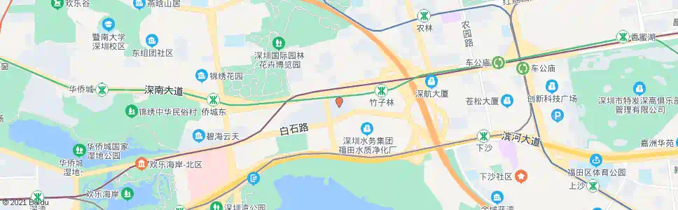 深圳深圳人才园_公交站地图_深圳公交_妙搜公交查询2025