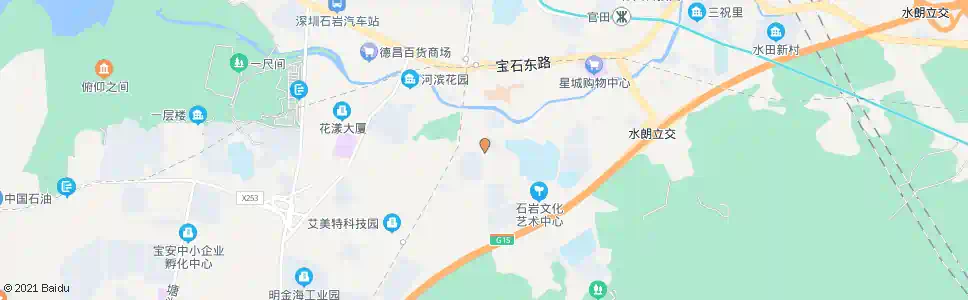 深圳石岩公学西_公交站地图_深圳公交_妙搜公交查询2025