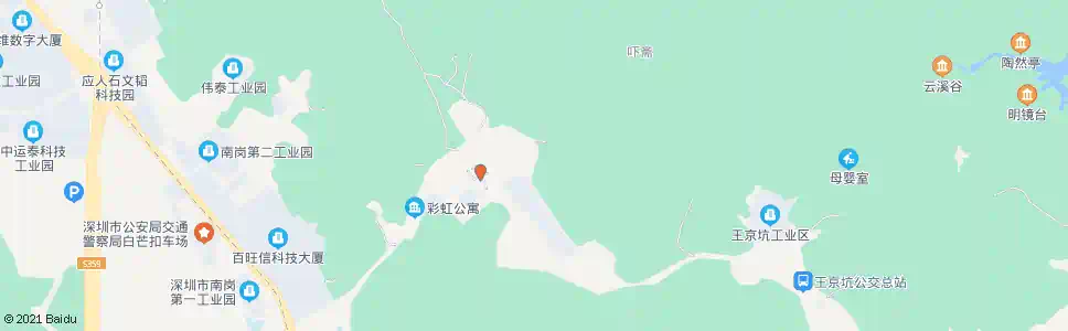 深圳麻磡村市场_公交站地图_深圳公交_妙搜公交查询2025