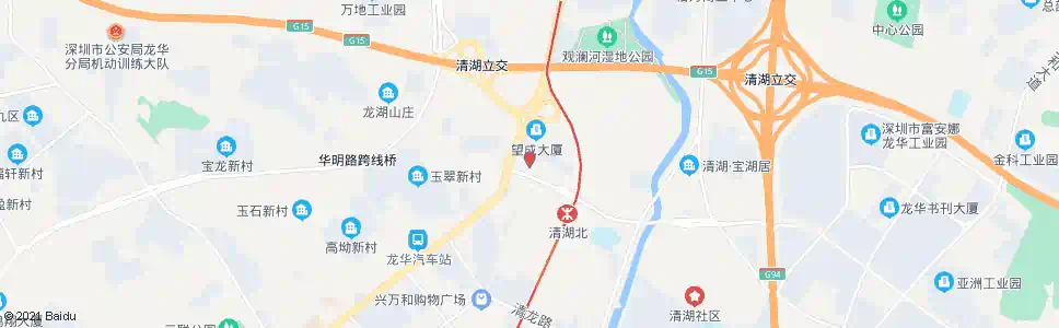 深圳清湖市场_公交站地图_深圳公交_妙搜公交查询2025