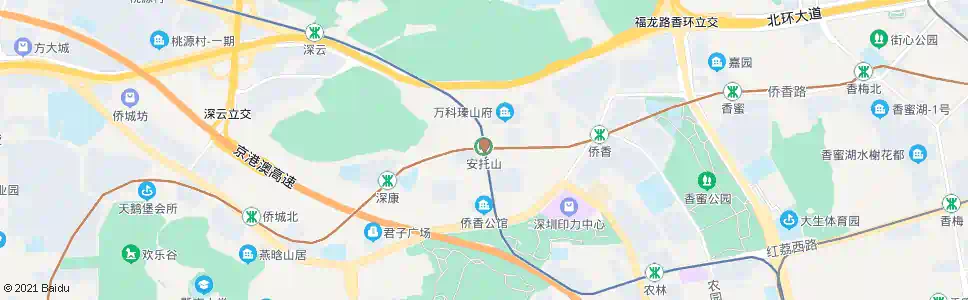 深圳安托山站_公交站地图_深圳公交_妙搜公交查询2025