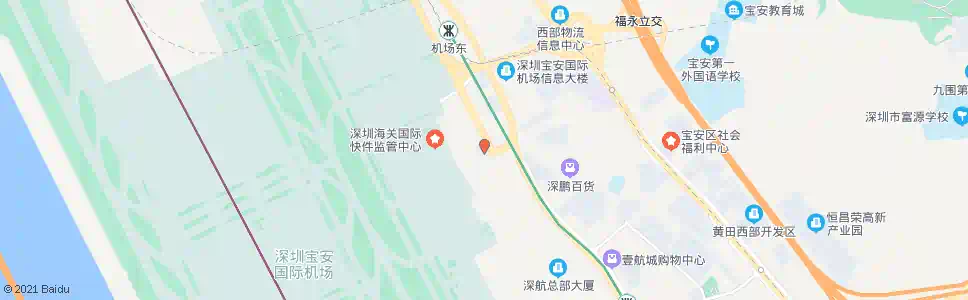深圳航空物流园_公交站地图_深圳公交_妙搜公交查询2025