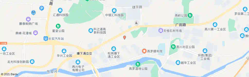 深圳松岗塘下涌_公交站地图_深圳公交_妙搜公交查询2025