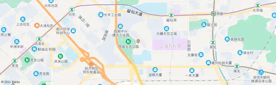 深圳中兴通讯宿舍_公交站地图_深圳公交_妙搜公交查询2025