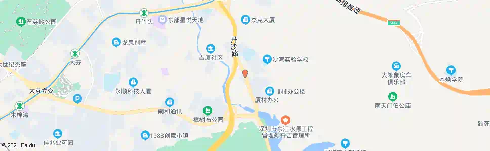 深圳沙湾汽车站_公交站地图_深圳公交_妙搜公交查询2025