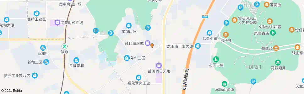 深圳白石厦市场_公交站地图_深圳公交_妙搜公交查询2025
