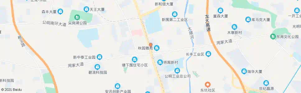 深圳将石_公交站地图_深圳公交_妙搜公交查询2025