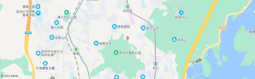 深圳戒毒所_公交站地图_深圳公交_妙搜公交查询2025