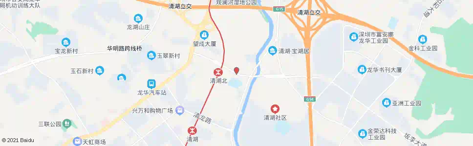 深圳龙华清湖小学公交站_公交站地图_深圳公交_妙搜公交查询2025