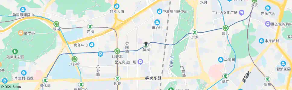 深圳笋岗_公交站地图_深圳公交_妙搜公交查询2025