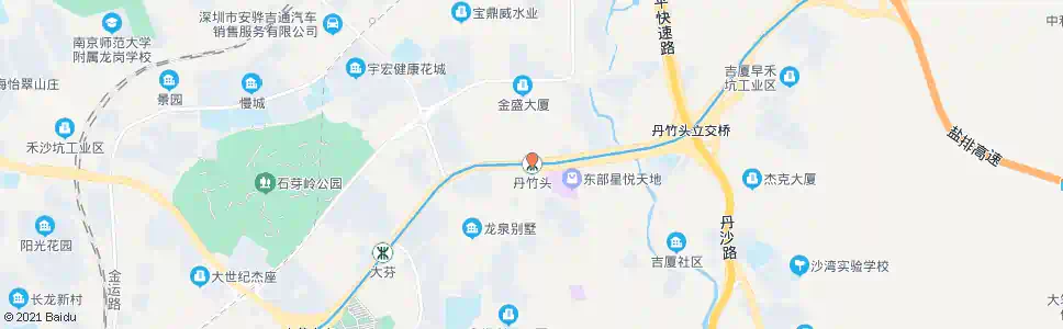 深圳丹竹头站_公交站地图_深圳公交_妙搜公交查询2025