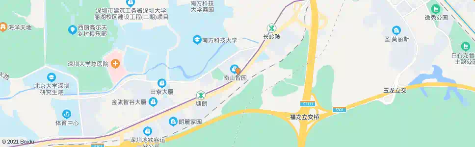 深圳南山智园_公交站地图_深圳公交_妙搜公交查询2025