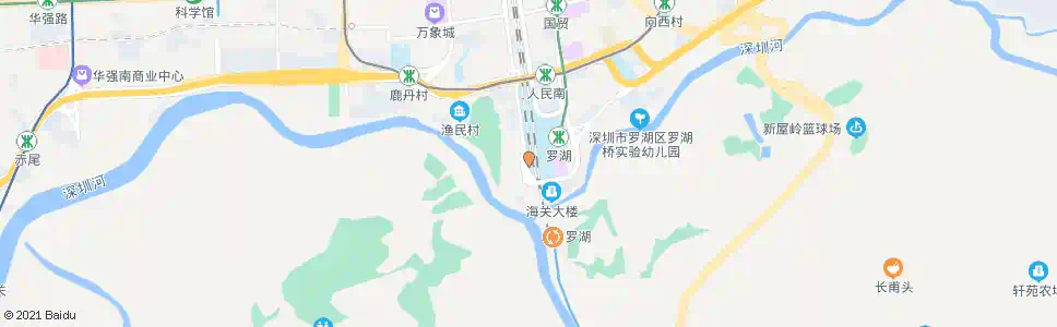 深圳火车站西广场_公交站地图_深圳公交_妙搜公交查询2025