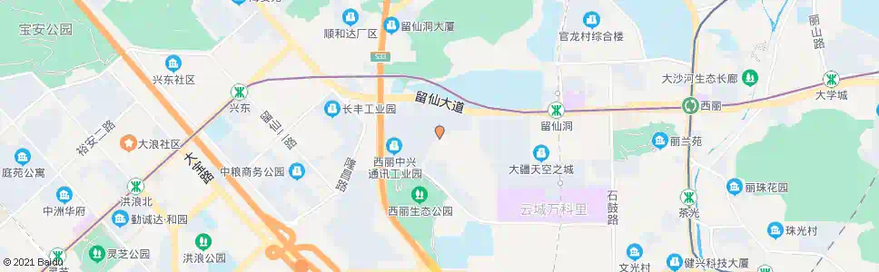 深圳中兴通讯2_公交站地图_深圳公交_妙搜公交查询2025