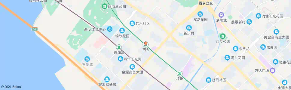 深圳西乡地铁站_公交站地图_深圳公交_妙搜公交查询2025