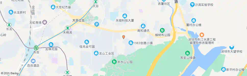 深圳中丝园_公交站地图_深圳公交_妙搜公交查询2025